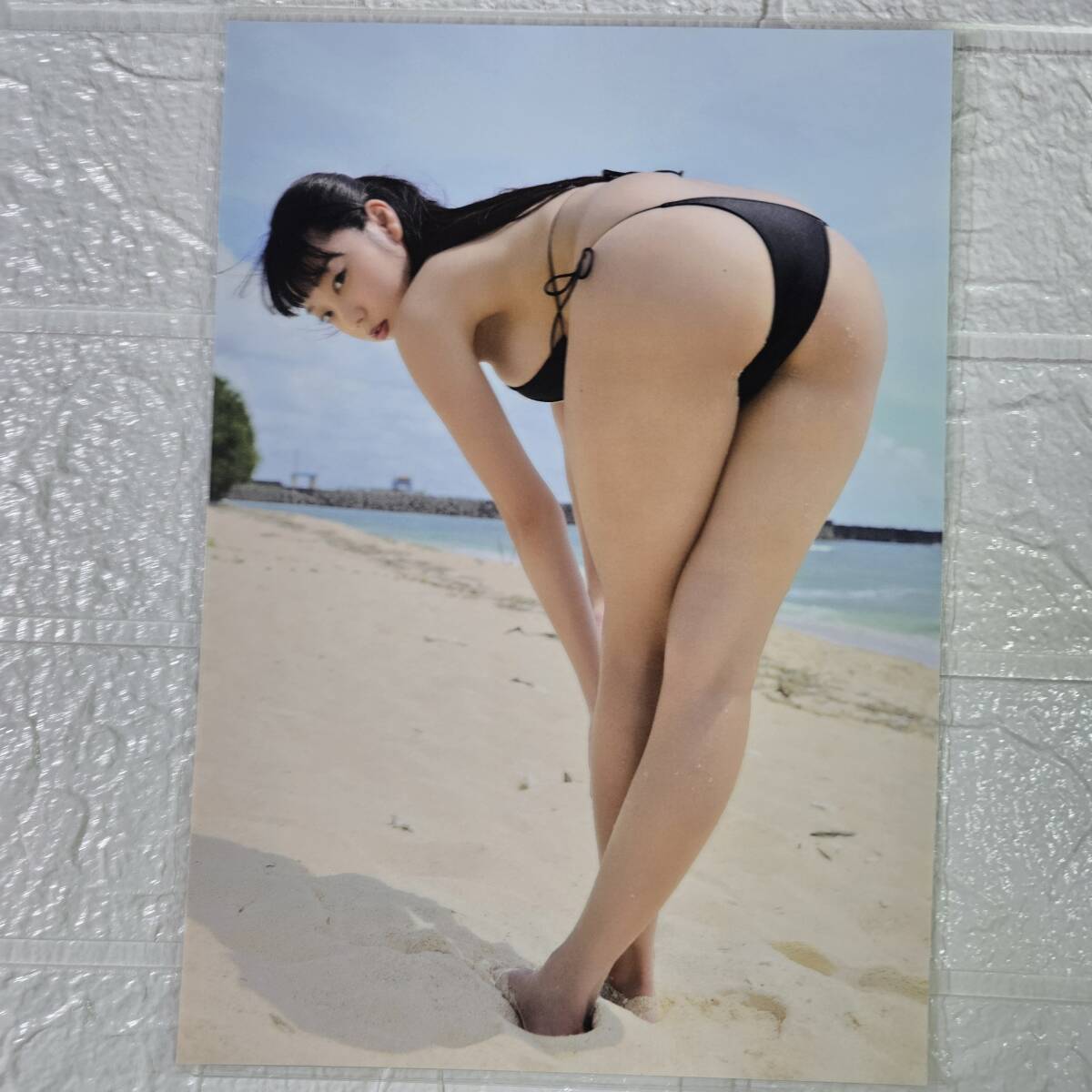  Aoyama ...B5[ местного производства плёнка 150μ ламинирование обработка ] купальный костюм журнал порез .[ bikini model ]i2