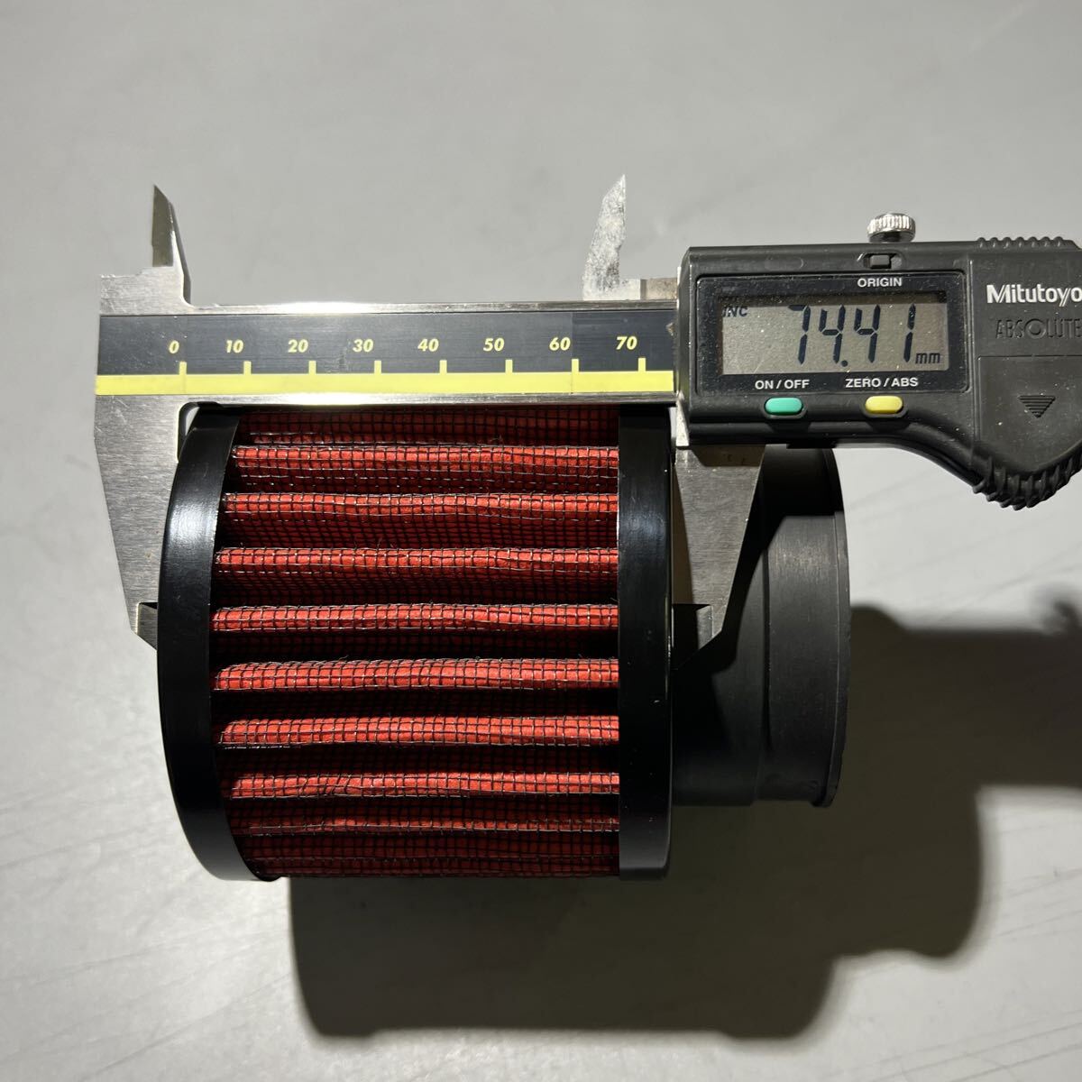 ★汎用パワーフィルター 内径49φ(49mm) SR400 TW225 GB250 FTR223 250TR エストレヤ PE28 PWK28 TMR CRキャブ_画像8