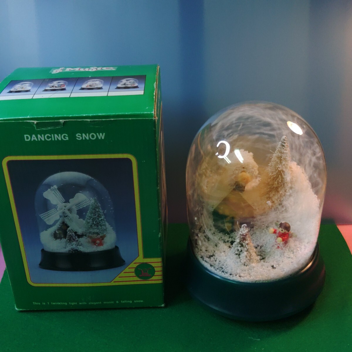 ダンシングスノーサンタ 【当時物 オルゴール】_画像1