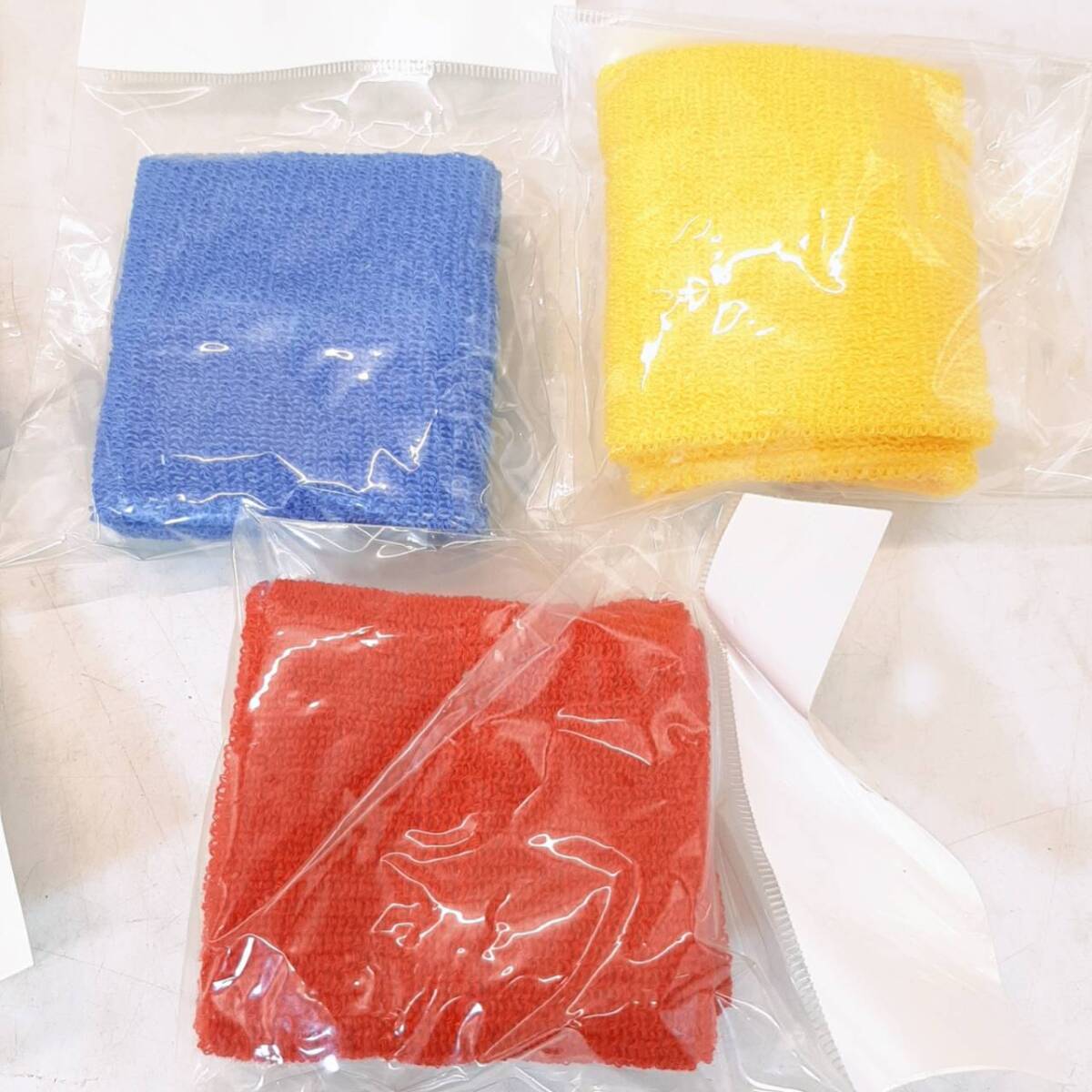 w48[1 иен ~] не использовался напульсник суммировать много 220 шт теннис спорт баскетбол запястье опора Jim йога 