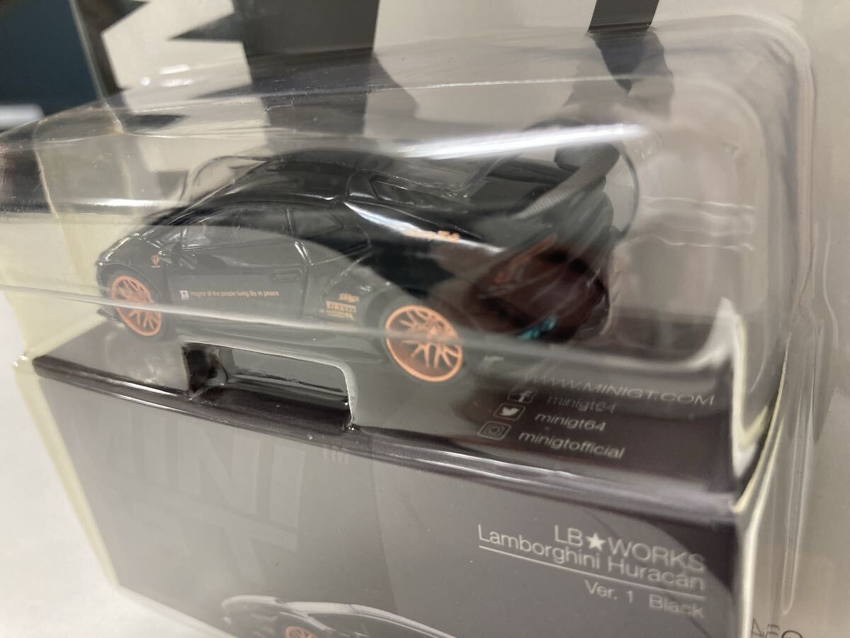 未開封 LB★WORKS Lamborghini Huracan Ver.1 Black 234ランボルギーニ ウラカン ヴァージョン 1 ブラック リバティーウォーク ミニカー_画像9