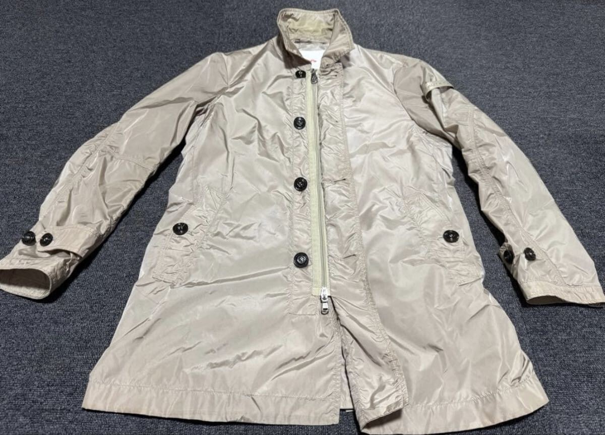 PEUTEREY ピューテリー PARIS ステンカラーコート ナイロンコート　ブルガリア製_画像4