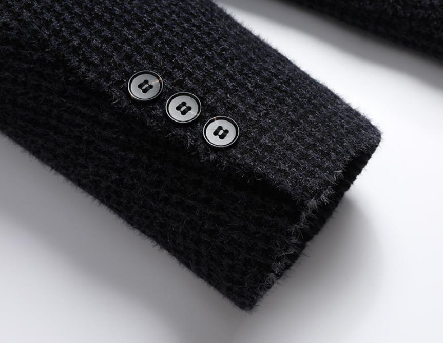 テーラードジャケット　メンズ*新品　カジュアル　千の鳥柄　スーツジャケット　ブレザー　春秋服　ブルゾン【6689】グレー　L_画像7