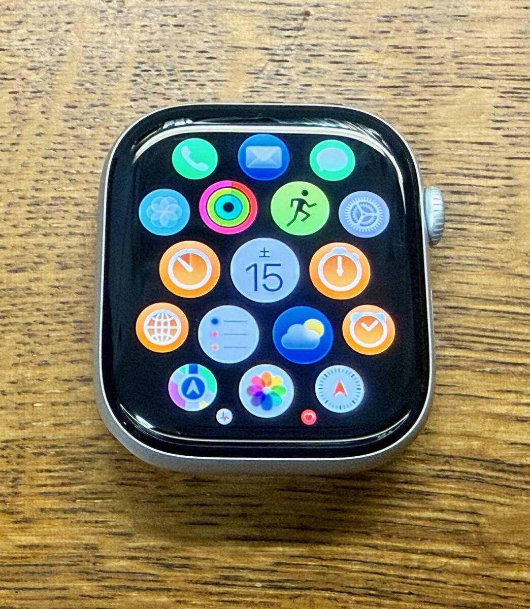 【美品】 アップルウォッチ Apple Watch Series10 46mm Silver Aluminum GPS Model A2999 おまけつき_画像3