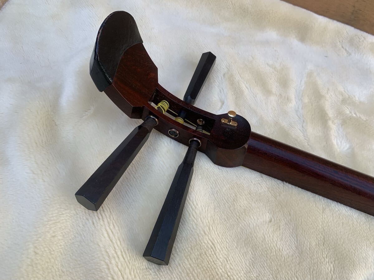 三味線　美品　和楽器　弦楽器　ハードケース付　中古_画像6