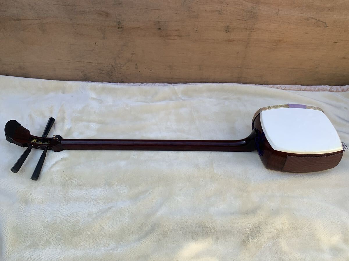 三味線　美品　和楽器　弦楽器　ハードケース付　中古_画像7