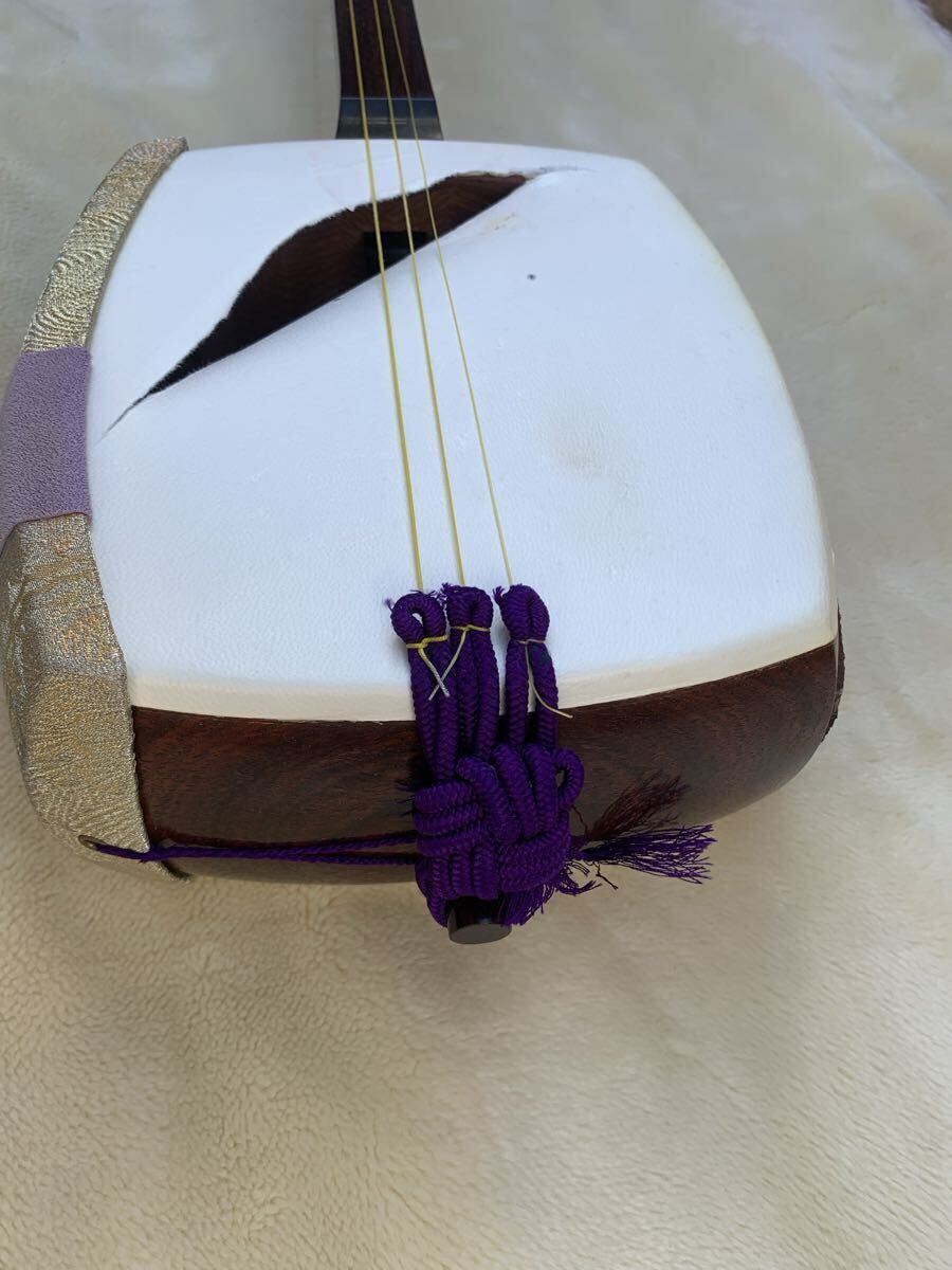 三味線　美品　和楽器　弦楽器　ハードケース付　中古_画像8