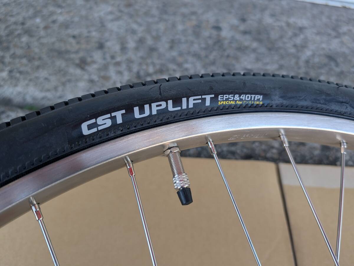 ヤマハ PAS CITY L8 PM27CL8 27インチ 完組ホイール 新品タイヤ付き シマノ 内装8段変速ハブ SG-C6001-8R 軸長:203mm OLD:132mm _画像5