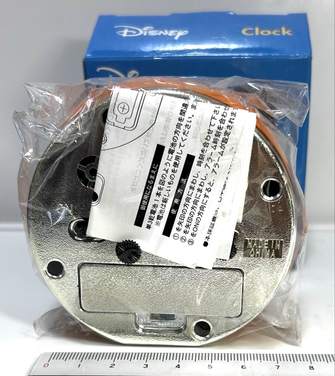 Disney チップとデール チップ＆デール 目覚まし時計 置き時計 未使用品 送料180円_画像2