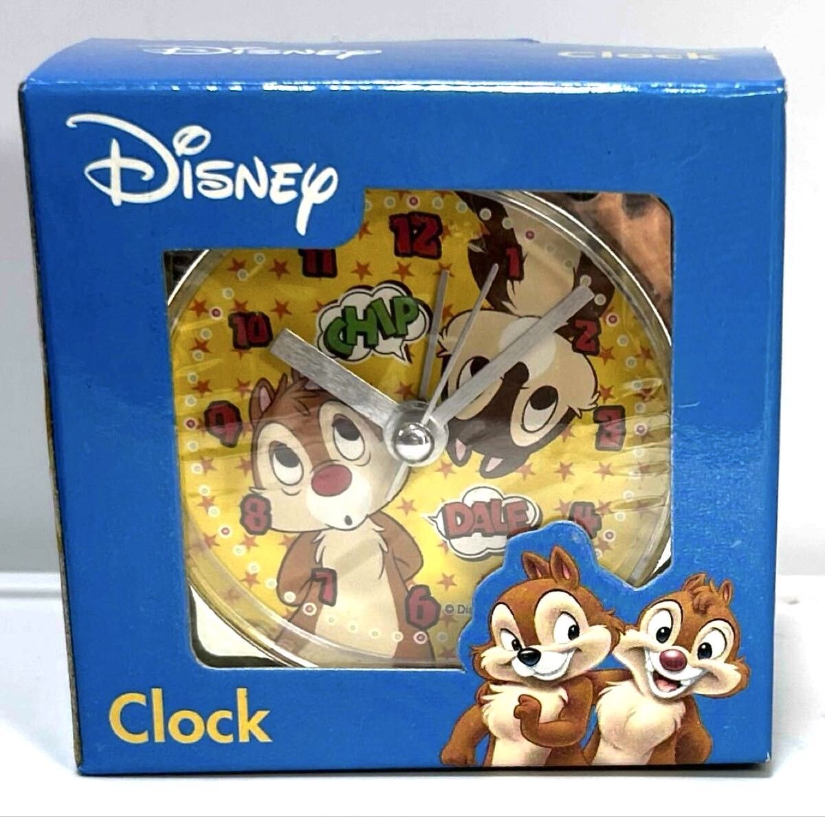 Disney チップとデール チップ＆デール 目覚まし時計 置き時計 未使用品 送料180円_画像4