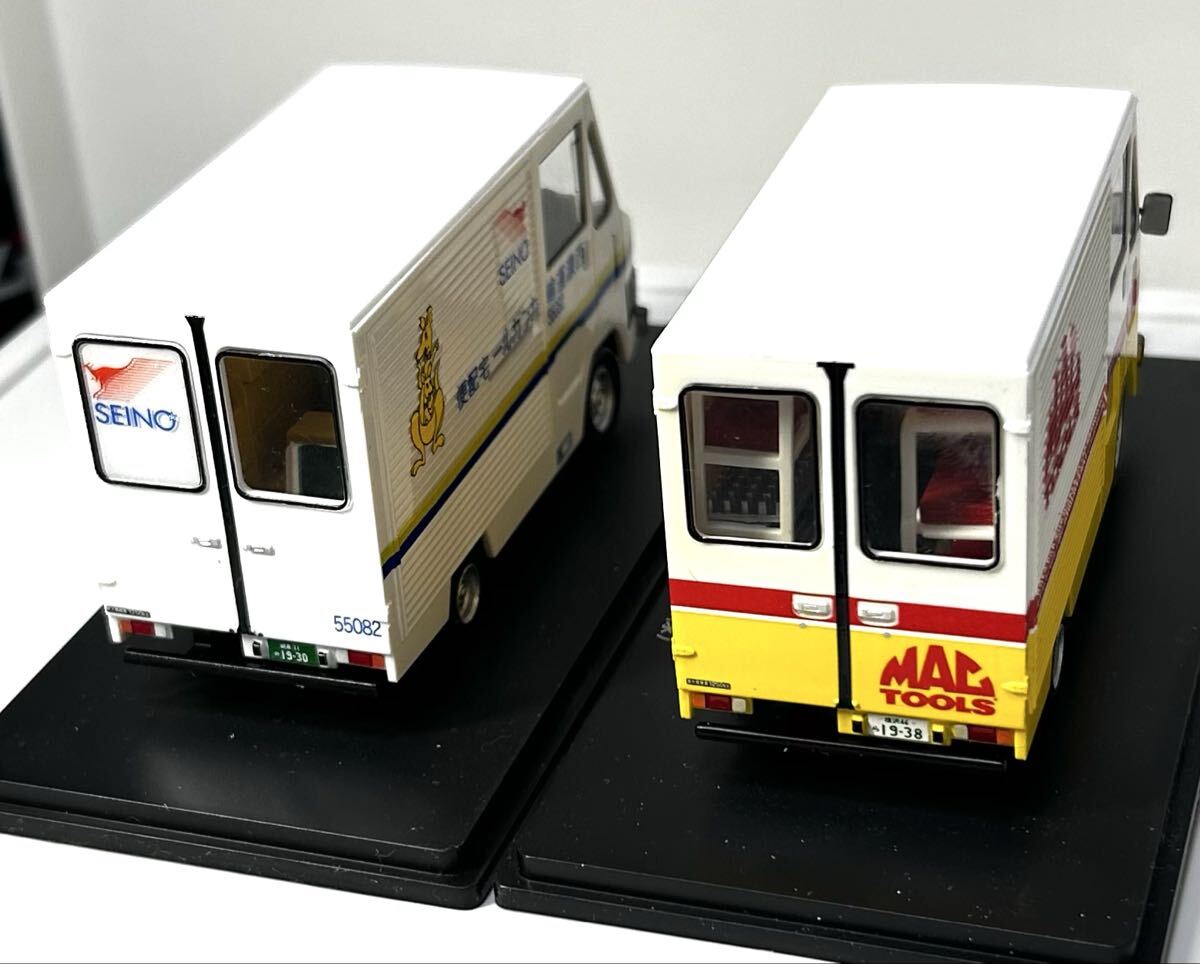 asheto1/43 ностальгия. коммерческий автомобиль коллекция Toyota Hiace Quick Delivery Vol.17 MAC TOOLS VAN specification Vol.41 Seino Transportation доставка машина specification 