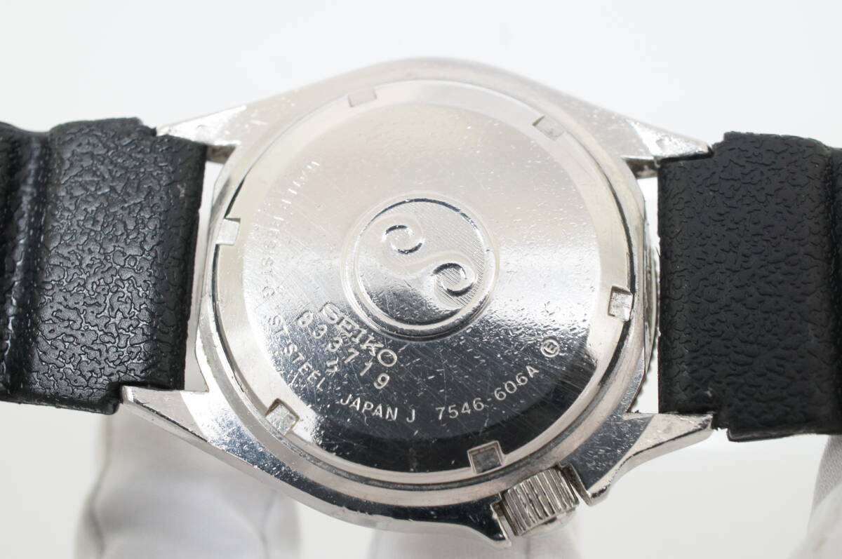 K9●作動良好 SEIKO セイコー SilverWave Z シルバーウェーブZ ダイバー 1978年製 7546-606A デイデイト メンズ腕時計 シルバー クォーツの画像7