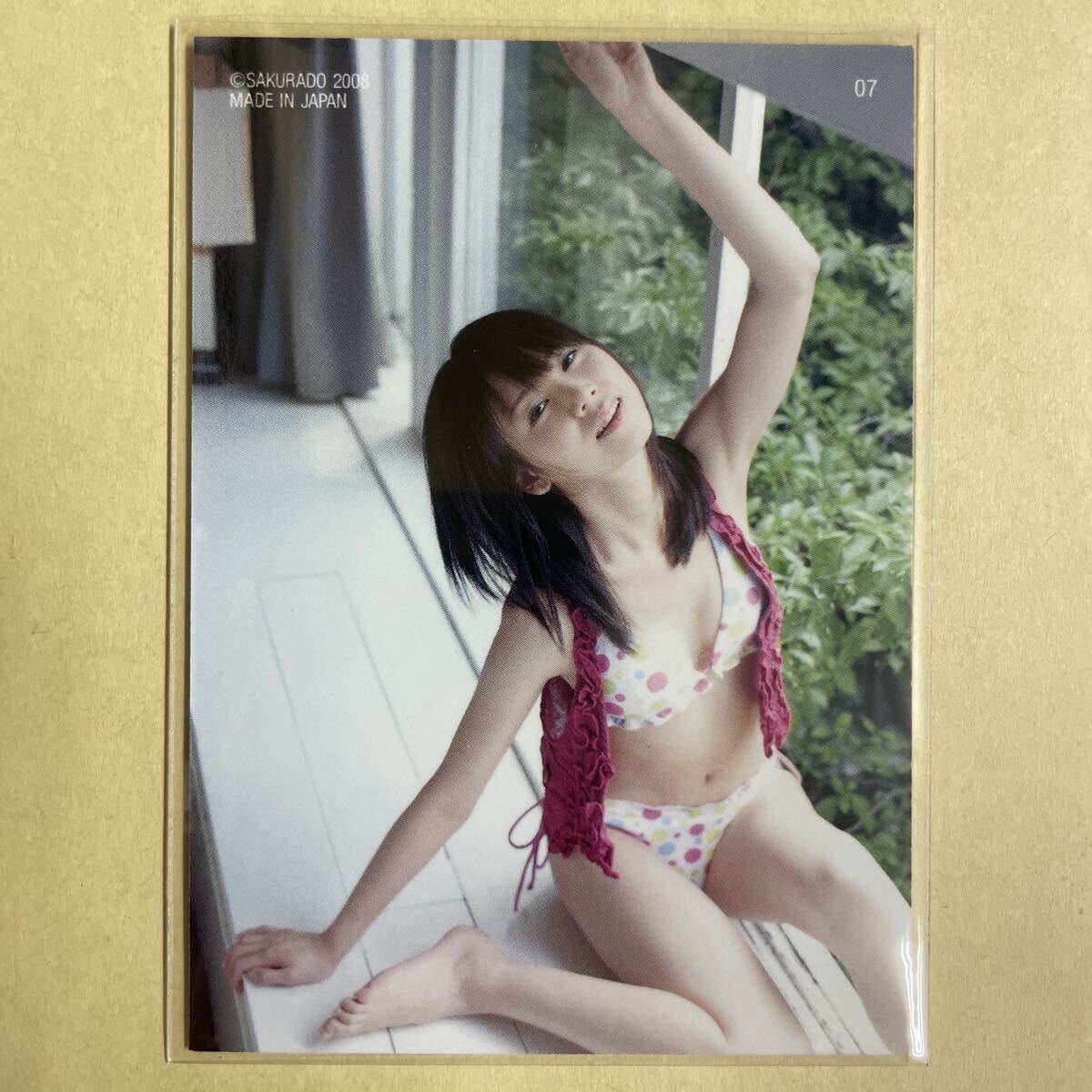  Hasegawa . прекрасный 2008 Sakura . коллекционные карточки идол gravure карта купальный костюм бикини 07 звезда коллекционная карточка 