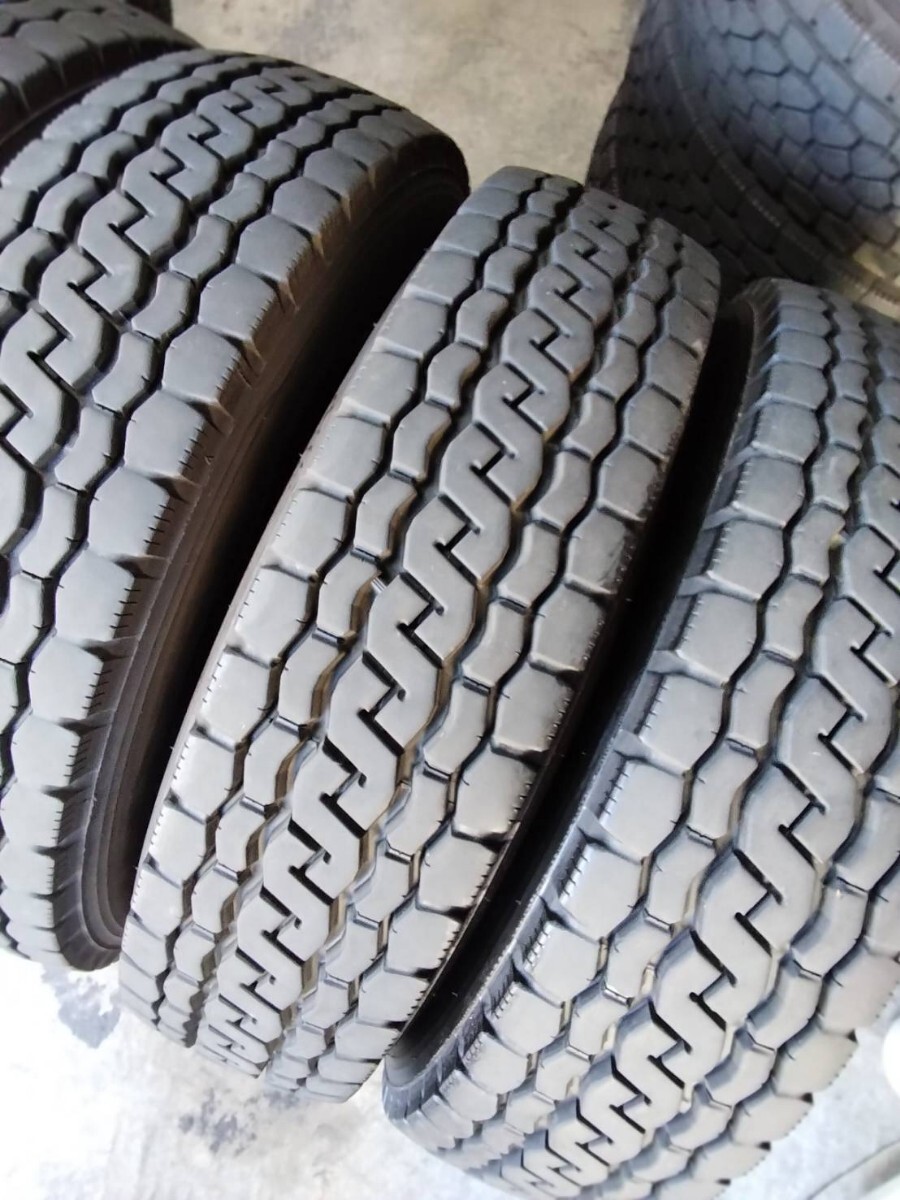 ★良品★ブリヂストン 25年製 トラック用タイヤ 6本セット 205/85R16 BRIDGESTONE ECOPIA Ｍ812 Ⅱ［344］_画像2