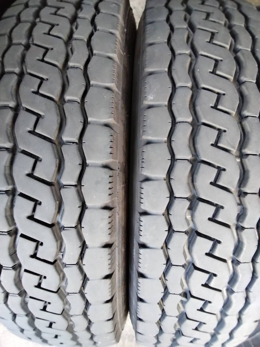 ★良品★ブリヂストン 25年製 トラック用タイヤ 6本セット 205/85R16 BRIDGESTONE ECOPIA Ｍ812 Ⅱ［344］_画像3