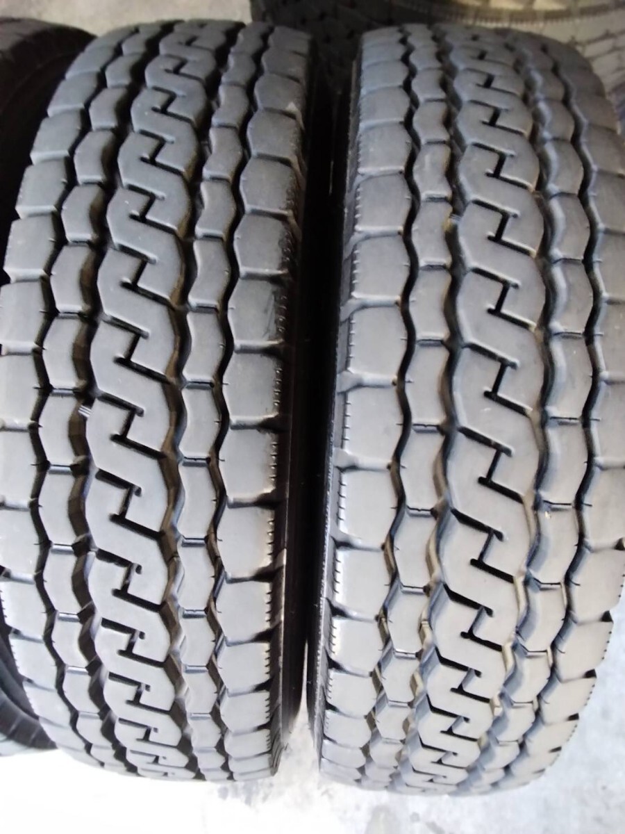 ★良品★ブリヂストン 25年製 トラック用タイヤ 6本セット 205/85R16 BRIDGESTONE ECOPIA Ｍ812 Ⅱ［344］_画像5