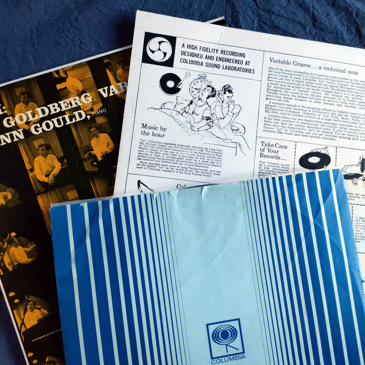 加COLUMBIA ML5060 バッハ：ゴールドベルク変奏曲　G.グールド　カナダプレス緑　世界初版_画像4