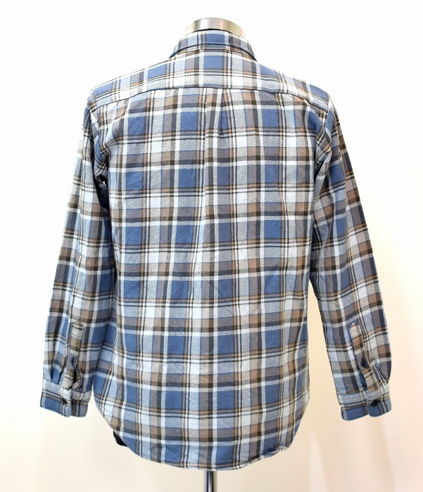 Manual Alphabet（マニュアルアルファベット）HEAVY NEL LOOSE FIT R/C SHIR ヘビーネルシャツ ルーズフィットMA-S-691 CHECKチェック 　 _画像2