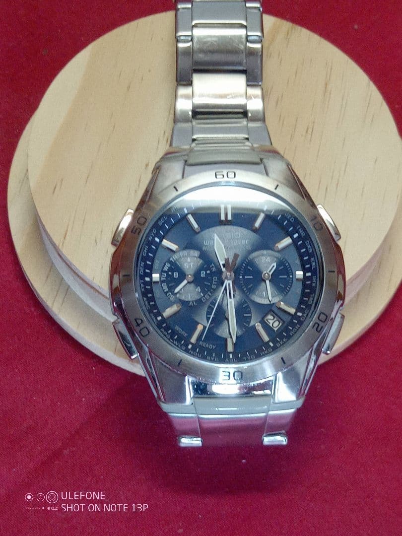 CASIO WVQ-M410DE-2A2JF メタルバンド 電波受信ソーラー充電_画像4