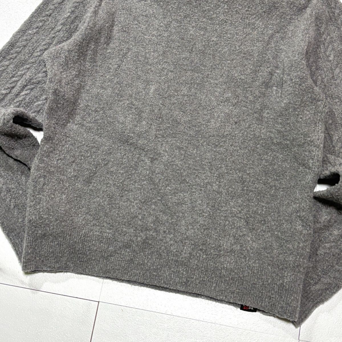 希少/ Lサイズ MASTER BUNNY EDITION マスターバニーエディション ニット セーター ロゴ刺繍 GOLF ゴルフウェア 5サイズ _画像9