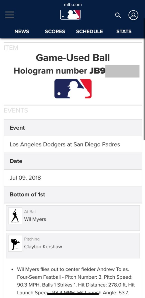 引退Dodgersカーショウ投手2020 年ワールドシリーズ優勝記念ボール直筆サイン+WS 優勝記念ケース、実試合使用ボールMLB証明等、大谷翔平_画像9