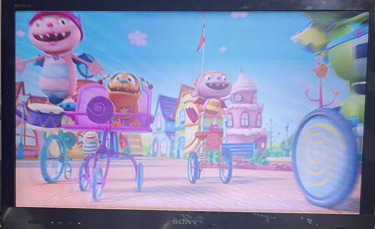 訳ありジャンク SONY 3Dテレビ KDL-32EX720 リモコン付き_画像3