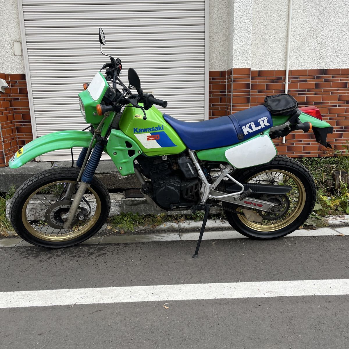 札幌近郊カワサキKLR250モタード仕様！部品取車書類なし_画像1