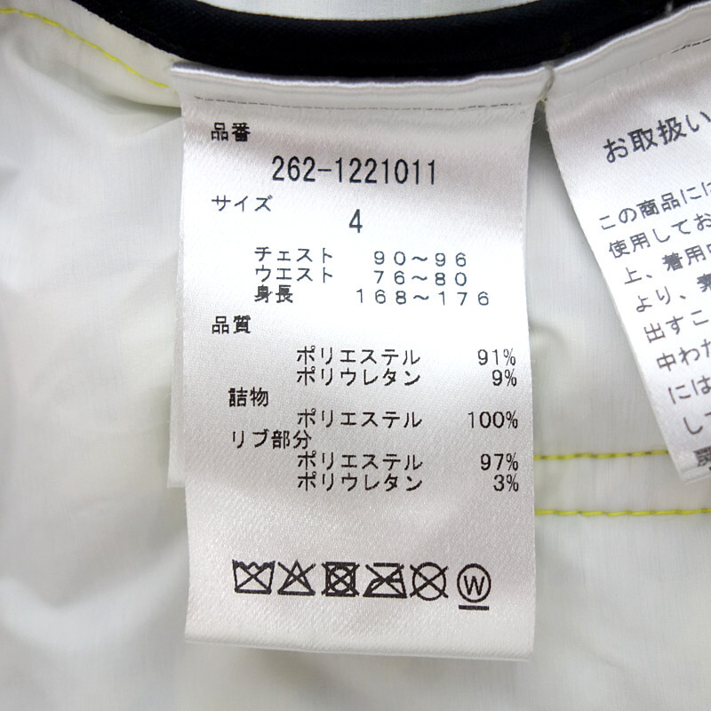 JACK BUNNY GOLF ゴルフ 2021年 モデル スニード ジャック 千鳥格子 カットソー ダークグレー×イエロー サイズ メンズ4_画像3