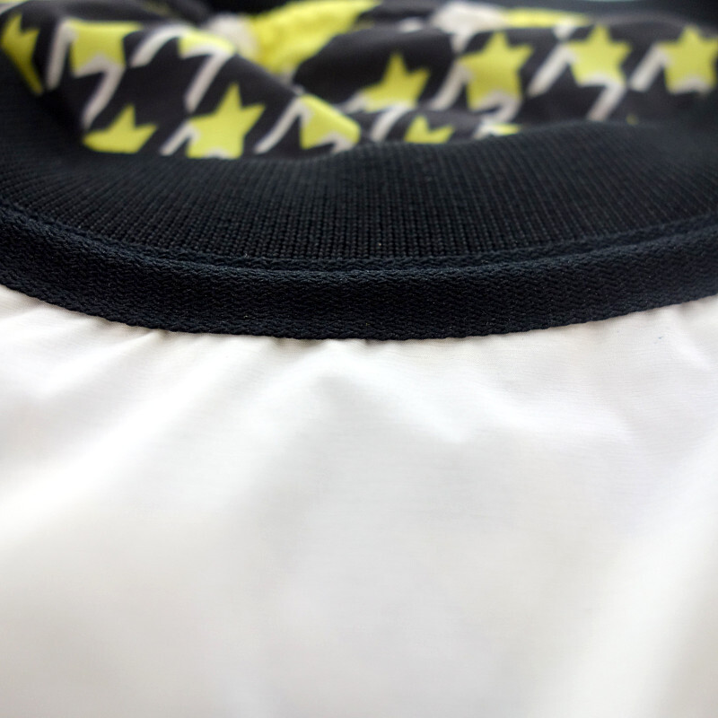 JACK BUNNY GOLF ゴルフ 2021年 モデル スニード ジャック 千鳥格子 カットソー ダークグレー×イエロー サイズ メンズ4_画像5