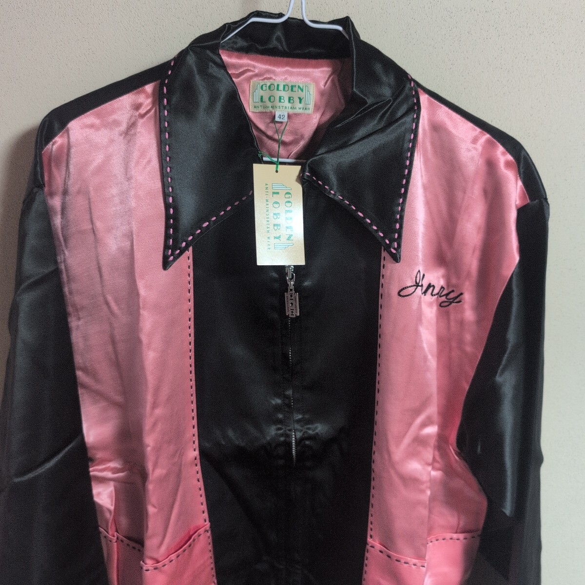 ゴールデンロビー当時物ブルゾン/ロカビリー・ロックンロール・ビンテージ・ギャバジャン・ドリズラー・原宿50s・テッズ・ブルーベルベッツ_画像2