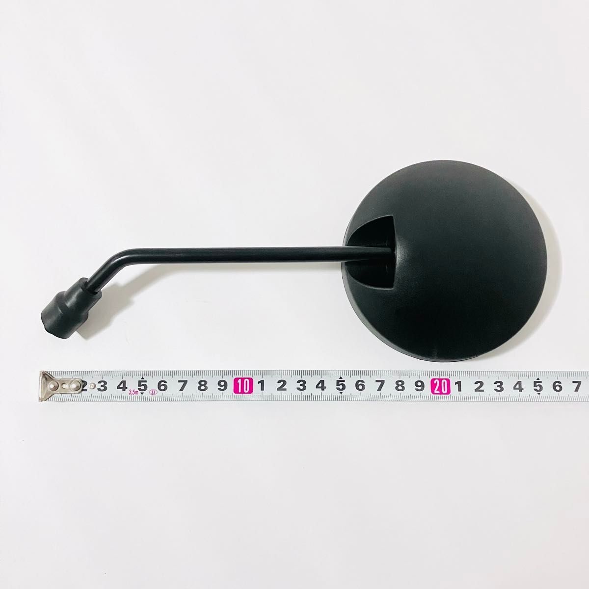 バイクミラー 丸型 8mm 左右2本セット 正ネジ 原付 スクーター オートバイ 鏡 ラウンドミラー バックミラー_画像5