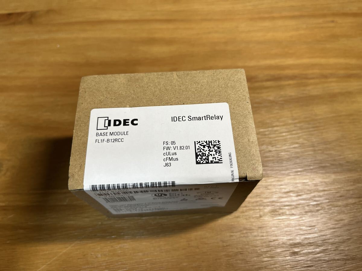 s.【新品未開封】IDEC FL1型スマートリレー　FL1F-B12RCC 標準価格17,900円_画像2