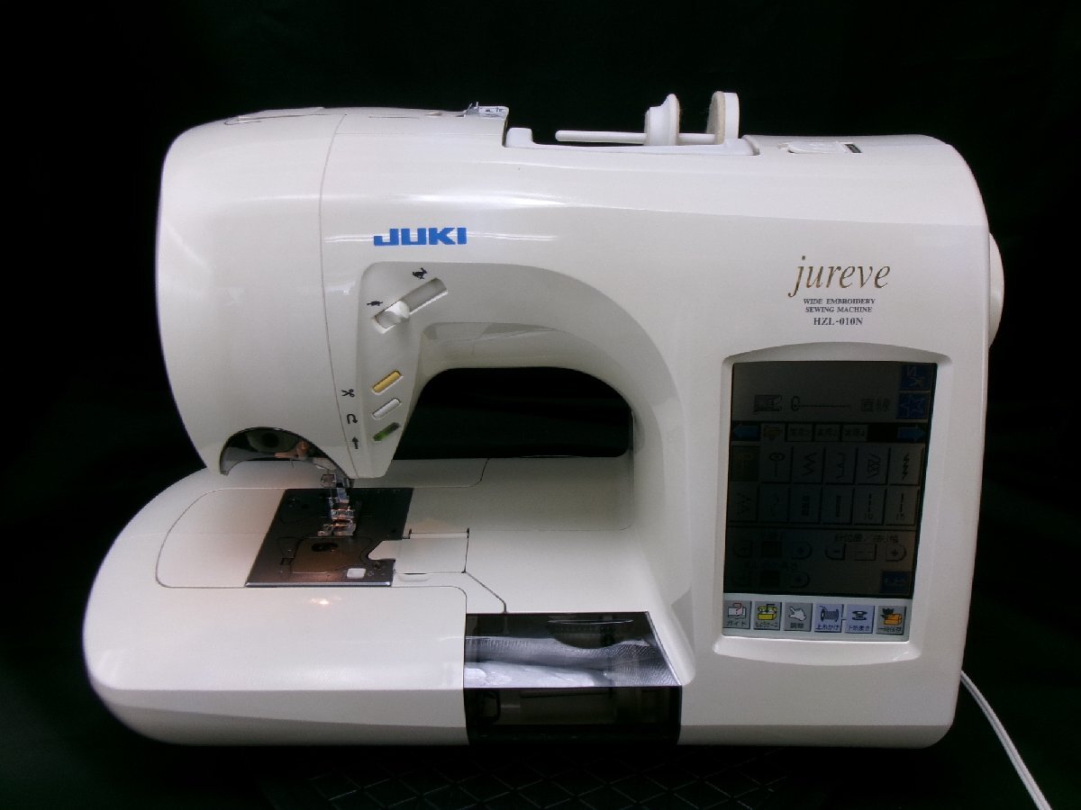 ★★★刺繍機付・完全自動糸通し★ジューキ刺繍機付きミシン HZL-010N　★美品★_画像4