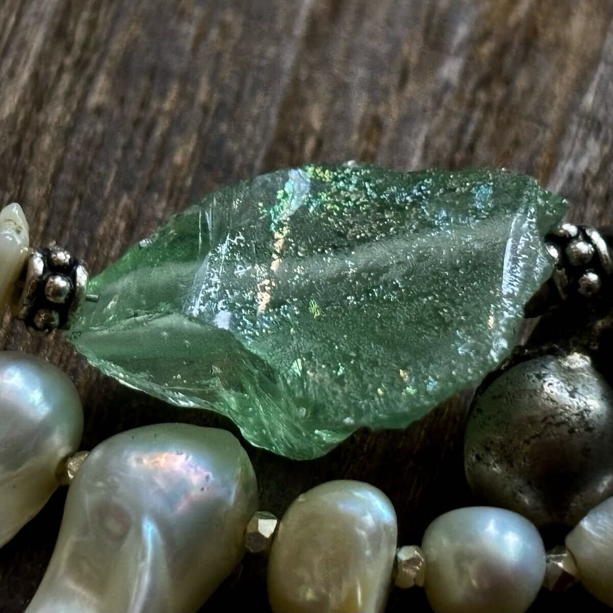 afgani Stan . земля Древний Рим n стакан Vintage жемчужно-белый коралл 2 полосный браслет