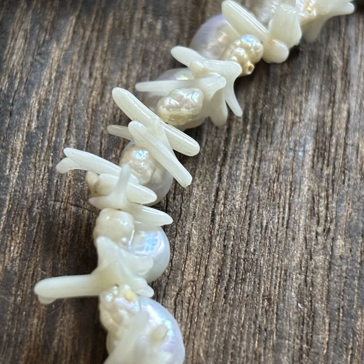 afgani Stan . земля Древний Рим n стакан Vintage жемчужно-белый коралл 2 полосный браслет