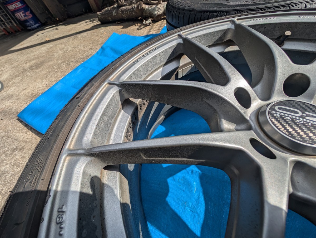 O.Z Racing LEGGERA 18inch 8J +48 5H PCD114.3 タイヤ付215/45R18 _画像8
