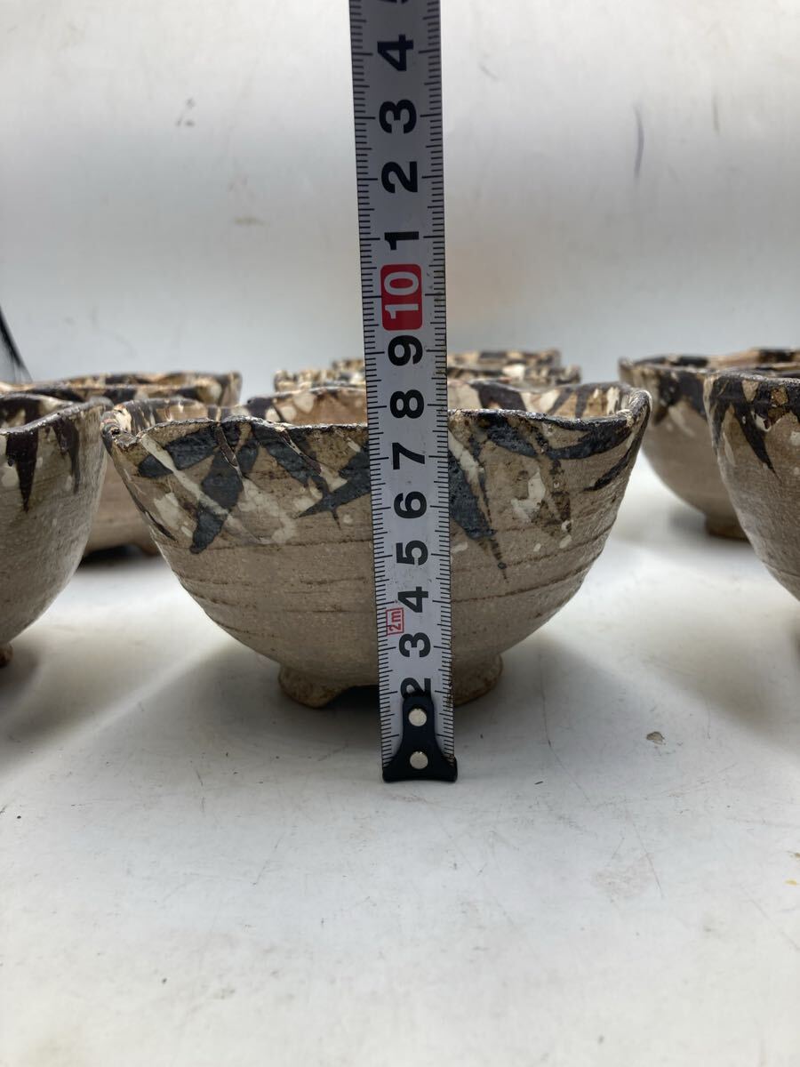 7客　今回限り　乾山　写　雪笹　向付　日本料理　懐石料理　刺身皿　先付け　今回限り最後の在庫_画像5