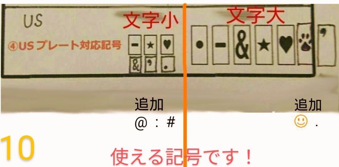 （オリジナル作成）アメリカン インテリア プレート（車 ナンバー 3列）作ります！/ 看板 表札 ブリキ アルミ エンボス凹凸 作成 ギフト _画像5