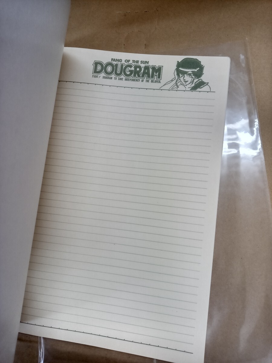 【送料無料 即決】(未使用品)太陽の牙 ダグラム ノート 1981年 当時物 ショウワ 貴重 レア/80年代 ロボットアニメ 検)ガンダム イデオン_画像5