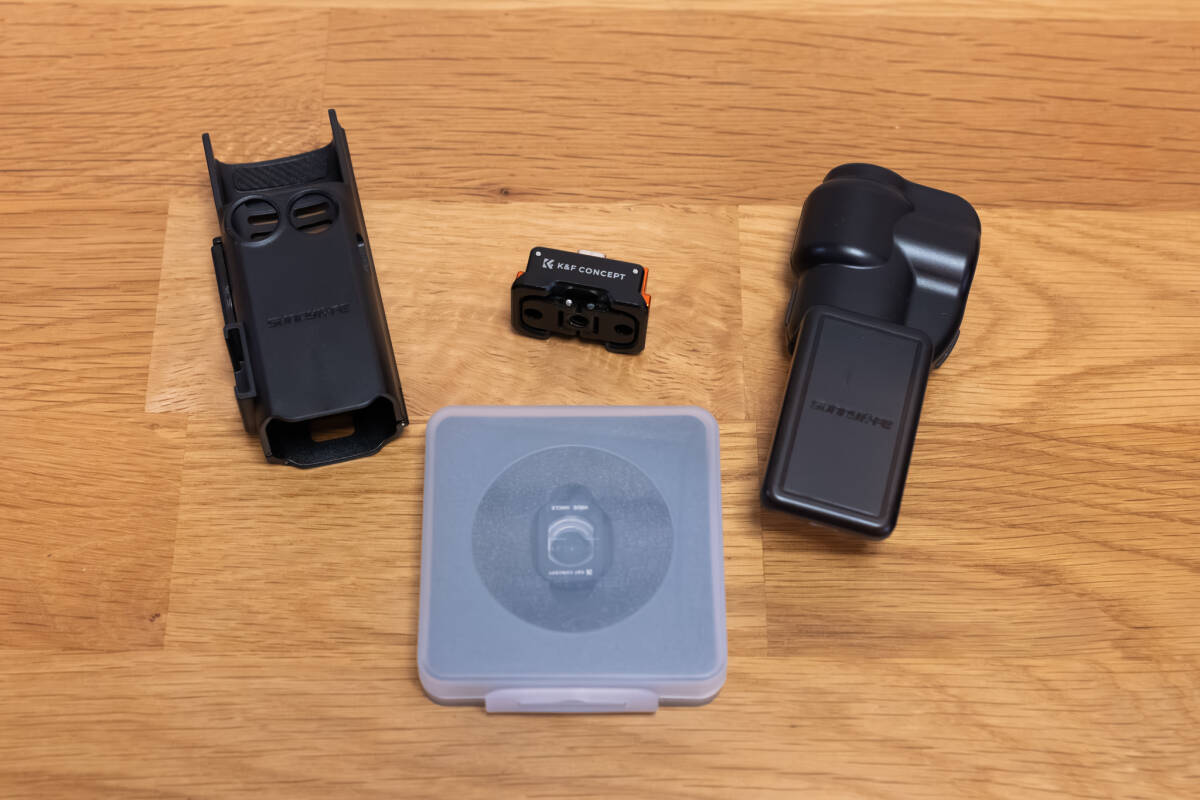 【美品・アクセサリー付】 Osmo Pocket 3 dji オズモ　ポケット　広角レンズ・アダプターマウント・カバー_画像5