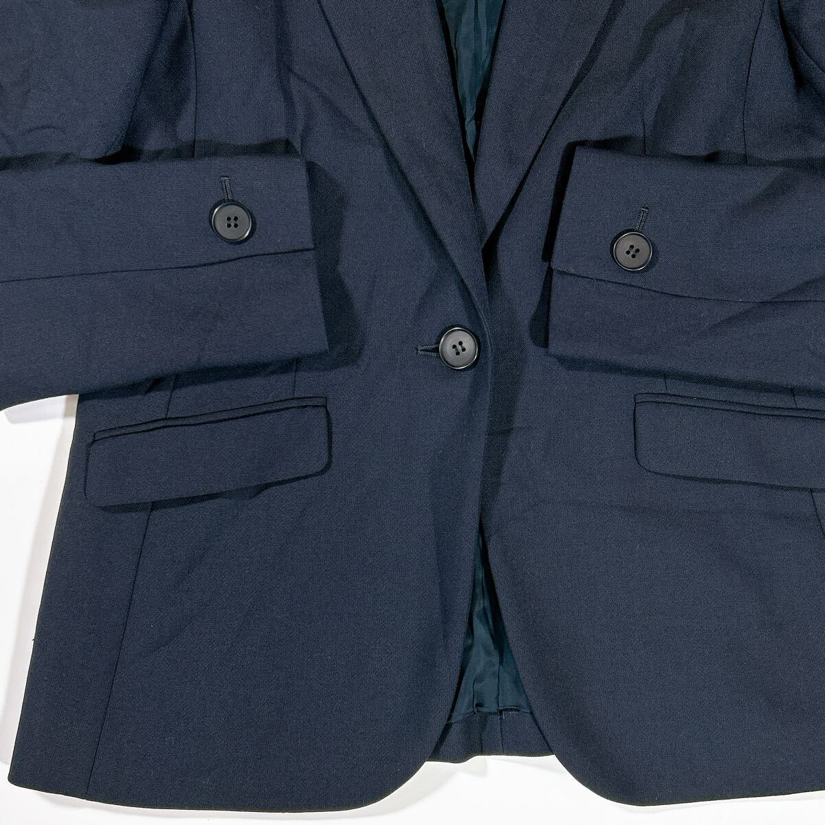 Theory luxe セオリーリュクス テーラードジャケット 長袖 ネイビー 40 L レディース C112504-30_画像7