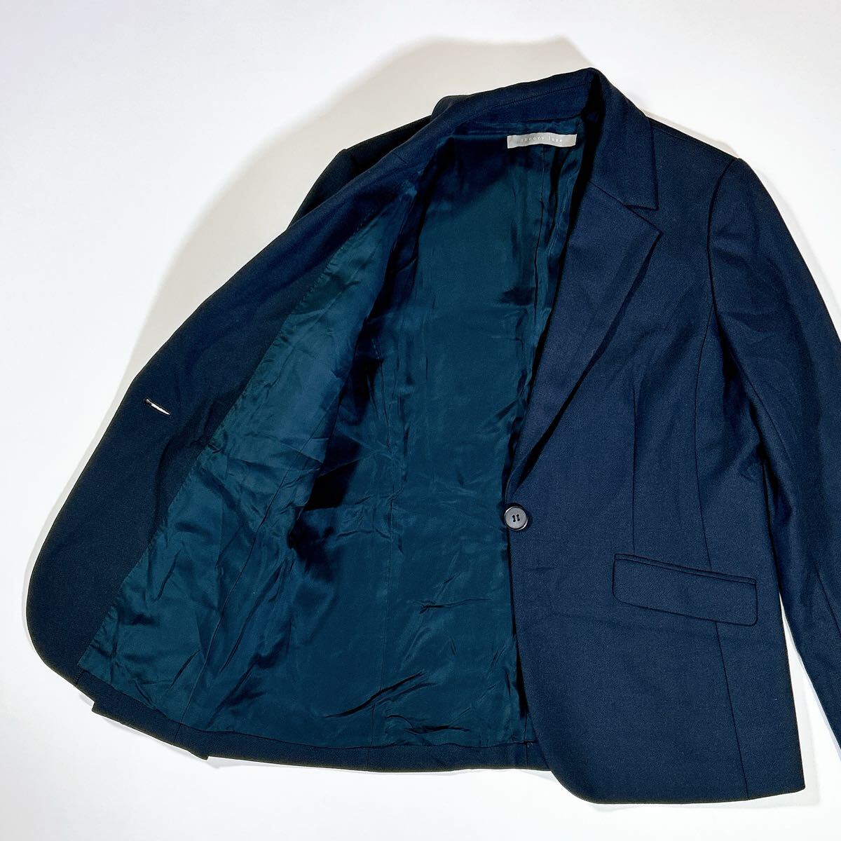 Theory luxe セオリーリュクス テーラードジャケット 長袖 ネイビー 40 L レディース C112504-30_画像8