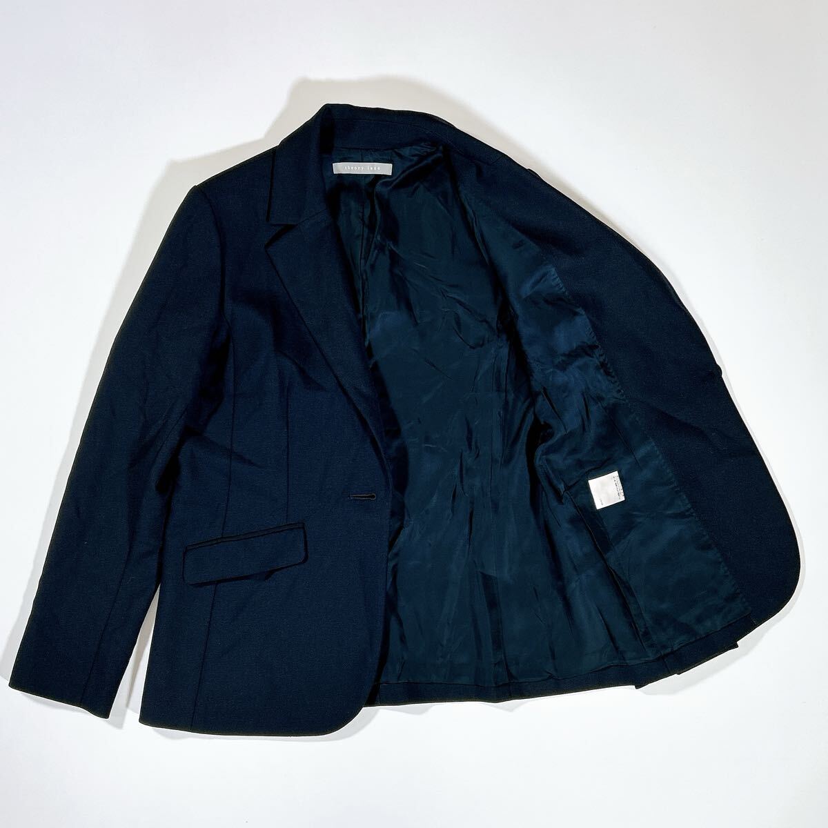 Theory luxe セオリーリュクス テーラードジャケット 長袖 ネイビー 40 L レディース C112504-30_画像9