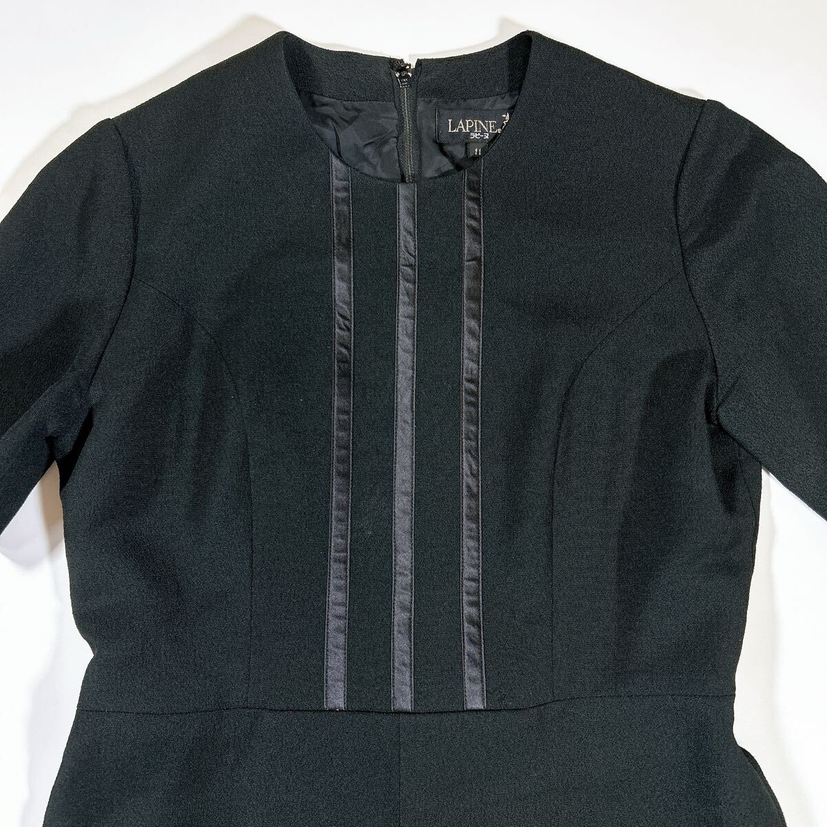 LAPINE ラピーヌ セットアップ ジャケット ワンピース ブラックフォーマル 11 L レディース C112504-97_画像8