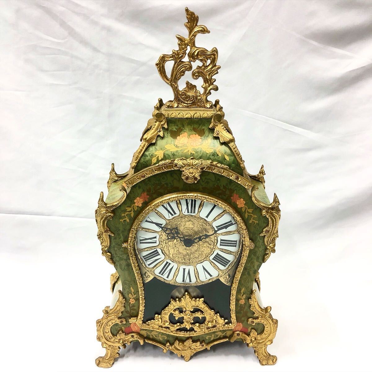 *3-1007 рабочий товар Италия ARTEM/ arte m производства настольные часы .. Германия /HERMLE/ ад mreQUARTZ 2200 ширина 31cm высота примерно 56cm *3-1007 рабочий товар Италия ARTEM/ arte m производства настольные часы .. Германия /HERMLE/ ад mreQUARTZ 2200 ширина 31cm высота примерно 56cm