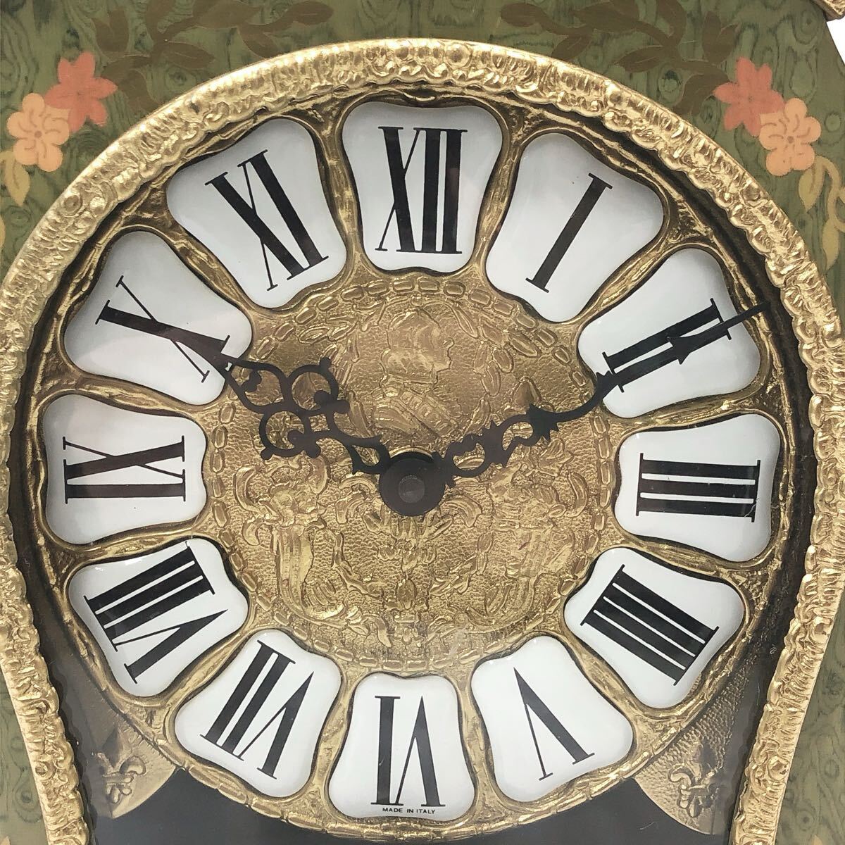 *3-1007 рабочий товар Италия ARTEM/ arte m производства настольные часы .. Германия /HERMLE/ ад mreQUARTZ 2200 ширина 31cm высота примерно 56cm