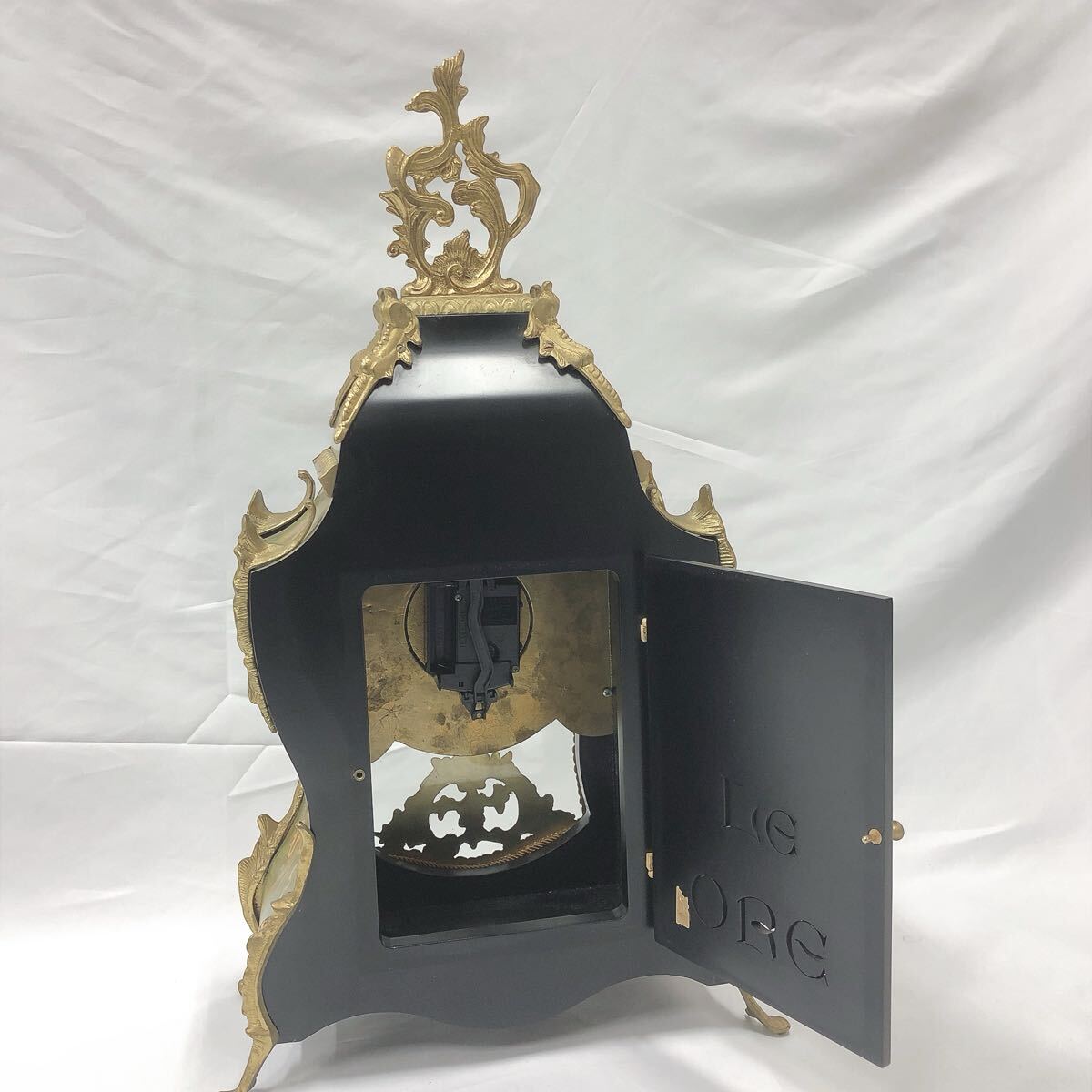 *3-1007 рабочий товар Италия ARTEM/ arte m производства настольные часы .. Германия /HERMLE/ ад mreQUARTZ 2200 ширина 31cm высота примерно 56cm