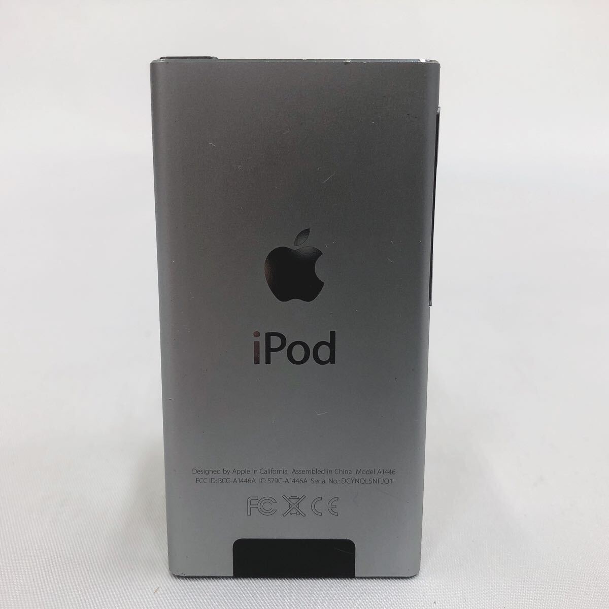 R店1105 【動作品】iPod nano アイポッド ナノ A1446 スペースグレイ 16GB 第7世代 Bluetooth対応 Apple アップル シルバー_画像2