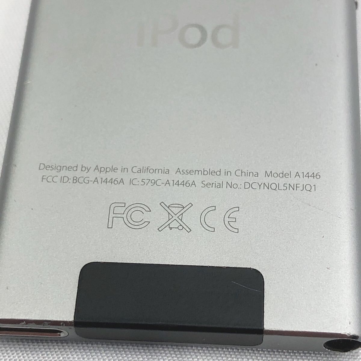 R店1105 【動作品】iPod nano アイポッド ナノ A1446 スペースグレイ 16GB 第7世代 Bluetooth対応 Apple アップル シルバー_画像7