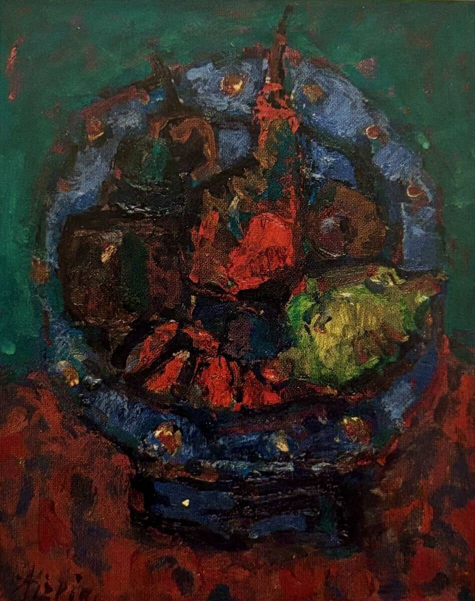 【真作】ポール・アイズピリ 油彩画6号 濃密な色彩と重厚なマチエールの逸品 ギャルリーためなが取扱作品 鑑定書付_画像2